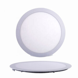 Recessed Ceiling Round LED Flat Panel Light Antirust Aluminum Alloy