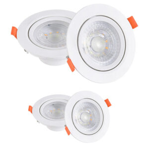 OEM SKD Indoor LED Recessed Downlight 3inch Rustproof Durable