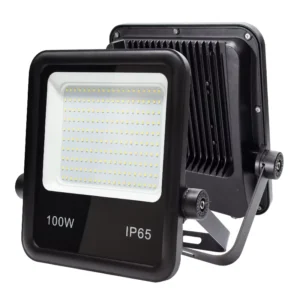100W 2700K 3000K 4000K 6000K 140lm/W IP65 AC LED Flood Light for Warehouse Outdoor Landscape Lighting Projects