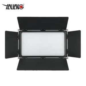 100W Battery Operated Rectangular LED Panel Light Dual Color Temperature DMX512 Dimmable Flat Studio Light White Emission