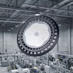 100W IP65 Waterproof Industrial LED Flood Light Heavy Duty High Bay Light Durable Dustproof for Warehouse Factory