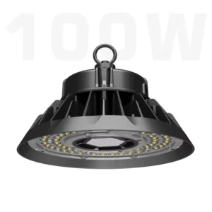 100W UFO LED High Bay Light for Shops Warehouses Industrial Waterproof IP65/IP66 Aluminum Exhibition Display
