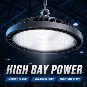 100W to 200W LED UFO High Bay Light for Warehouse and Workshop Industrial Lighting with Aluminum Body