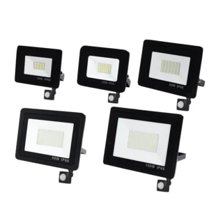 10W 20W 30W 50W 100W 150W 200W Human Sensor Waterproof High Lumen Outdoor LED Flood Light
