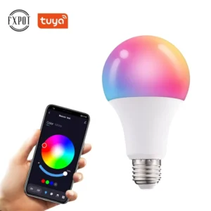 10W AC Smart LED Bulb with Wi-Fi APP Control RGB+CCT Dimmable Alexa Compatible E27 E26 B22 30000 Hours