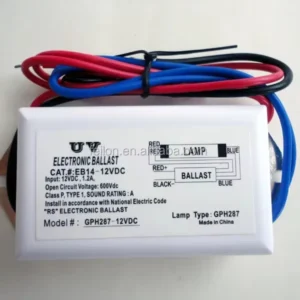 10W DC UV Ballast Electronic Ballast for UV Germicidal Lamp DC12V/24V/AC120V/AC220V Compatible