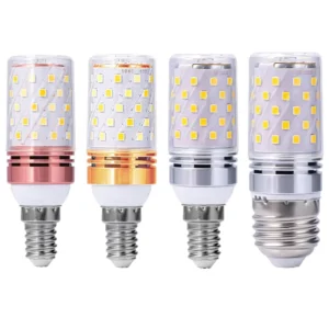 12W/16W LED Corn Light Bulb E14 E27 B22 AC 200-240V 30000Hrs Multi-Color & White Light Changeable
