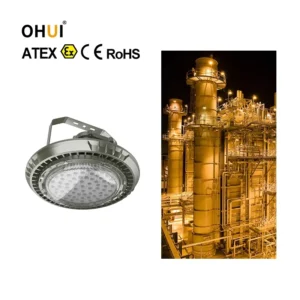150W 200W 280W ATEX Lighting High Lumen Explosion Proof Lights IP66 LED Explosion Proof High Bay Light Die-Casting Aluminum