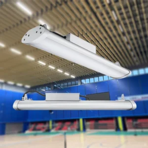 150W Working Light Dali Dimming Motion Sensor Emergency 30 60 90 Degree Industrial LED Linear High Bay Light 200W
