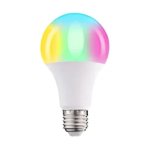 1517 LED RGB Smart E27 Base Light Bulb WiFi Controlled Colorful Aluminum Bubble Bulb with AC Power Supply