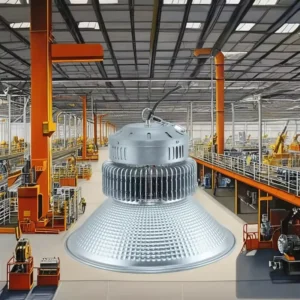 20000 Lumen Industrial High Bay Lights 5500K Aluminum Body 150W Pendant Lamp for Warehouse Lighting