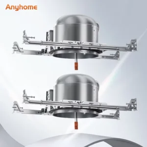 3 Wires 12W Galvanized Steel Downlights IC Recessed Light New Construction Housing Mounting LED Ceiling Light