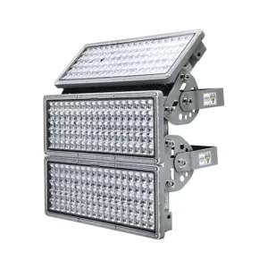 300W LED Flood Light 42000LM 6500K Cool White IP67 Waterproof Outdoor Floodlight Adjustable Angle for Sports Field Garden Yard