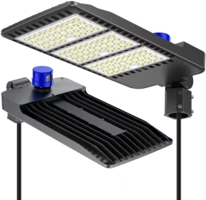 300watt LED Parking Lot Light Dusk to Dawn Photocell Sensor 0-10v Dimmable 3CCT 3Power LED Shoebox Light ETL DLC
