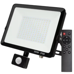 30W 50W 100W AC Motion Sensor LED Flood Light Outdoor IP66 Lighting with Sensor Garden Yard Aluminum Body