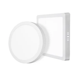 3W 6W 9W LED Panel Light 6000K 5000K Ceiling Light Aluminum Body Surface Recessed Round Square Downlight