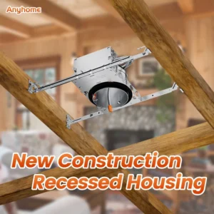 4 Inch 5CCT Adjustable Cans Recessed Housing Anti Glare LED Light Downlight Housing