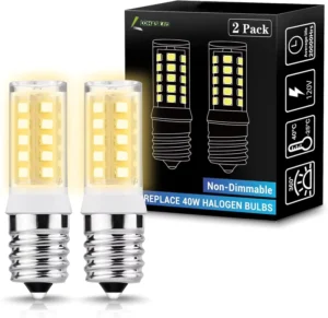 4W E17 LED Corn Bulbs Warm White Mini LED 2835 Ceramic Bulbs for Chandelier Sewing Machine
