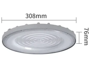 50W 100W 150W 200W 250W Warehouse Industrial Lighting Linear Ufo Reflector Aluminium Led High Bay Led Light