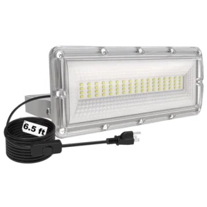 50W LED Floodlight IP67 Waterproof Outdoor Lighting for Garden Yard Patio Terrace Warehouse Courtyard and Industrial Use
