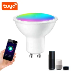 5W GU10 EU Market WiFi Google Home LED Smart Lamp Bulb RGB Indoor Lighting LED Smart Bulb