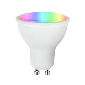 5W Tuya Smart Home Alexa Google APP Voice Control GU10 LED WiFi BLE Dimmable RGB CCT Colorful Changing Smart Lamp Spotlight Bulb