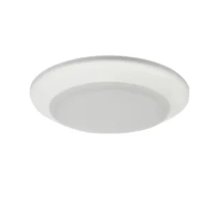 6 Inch Surface Mounted Aluminum LED Ceiling Light 120V 14W Modern Round Flat Panel Dimmable for Home Office Commercial Lighting