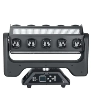 6-Sided Blade Moving Head Light Infinite Rotating LED Beam Strobe Effect Light for Dance Floor Bars