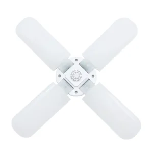 60W Foldable LED Bulb Blade Pendant Lights 360 Degrees Angle Adjustable Simple Style E27 Base for Office Corn Style