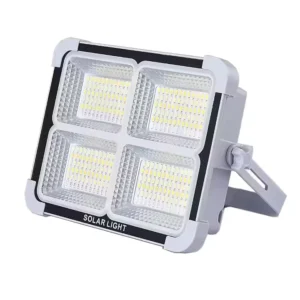 60W Solar Powered Light Usb Rechargeable Ip66 Waterproof Outdoor Floodlight Camping Light With LED Flashlight
