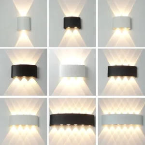 6W 8W 10W Indoor Aluminum Sconce Up and Down Wall Lamp Outdoor LED Wall Light