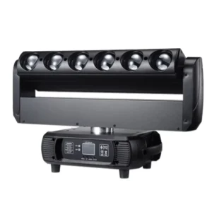 6pcs*40W RGBW 4in1 LED Moving Head Lights Double-Sided Blade for Professional Stage Night Club Wedding Lighting