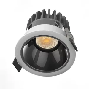 7W COB Adjustable LED Spotlight Aluminium Recessed Ceiling Downlight Anti glare 3000K/4000K/5000K for Hotel Home Aluminum 90