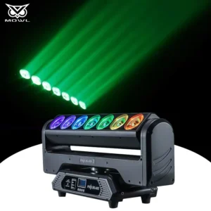 7x15W Pixel Blade 4in1 RGBW Christmas Bar Rotation Light DMX512 Indoor Stage LED Wall Wash Light for Theme Park Dj Stage Disco