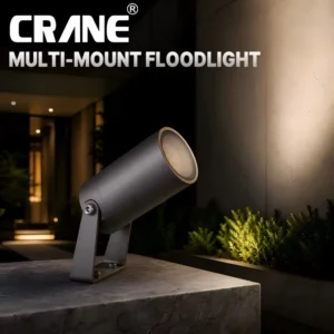 8-10W Cylindrical Spotlight Aluminium Floodlight IP65 Rated for Villa Mansion Landscape Garden and Building Facade Lighting S66