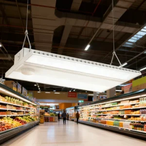 80W-300W Linear High Bay Lights Aluminum PC 3000K 4000K 5000K IP44 for Industrial Warehouse & Supermarket