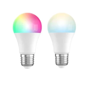 9W A60 E27 LED Bombilla Inteligente Tuya Compatible Alexa Google Assistant RGB AC 85-265V Plastic Dimming