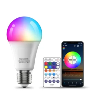 9W Smart Bulb WiFi Timing Set App Voice Control Light Car LED RGB Light CCT Bulbs Alexa Bulb for Google Home Siri IFTTT