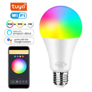 9W Smart LED Light Bulb Wifi 16 Million RGB Color Changing 2700-6500K Alexa and Google Assistant Tuya Wifi Smart Life Bulb