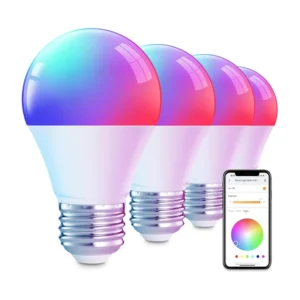 A19 10W RGBW Smart Bulbs WIFI Control Music Sync Color Changing 800lm