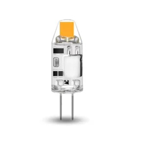 ACDC12V G4 1.5W Silicone No Flicker LED COB Spotlight Cold Warm White Chandelier Halogen Replacement for Home
