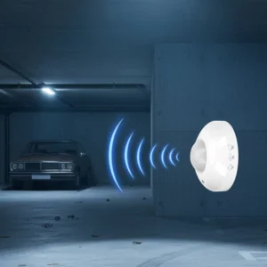 Adjustable Delay LED Motion Sensor Light Switch for Home, Office and Transient Areas with 360 Degree Detection