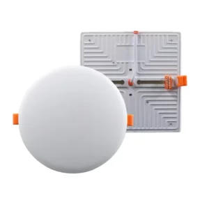 Adjustable Recessed Backlit Slim Frameless LED Downlight Round Square Shape LED Panel With 9W 18W 24W 36W