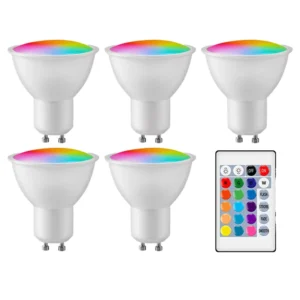 Alexa Google Assistant Compatible Smart Light RGB LED Bulb E14 5W Tuya Zigbee APP Controller Wi-Fi AC Dimmable Home Ampoule