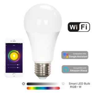 Alexa TuYa WiFi RGB Smart LED Bulb 7W 9W 12W 15W E27 Remote Control LED Light Bulb