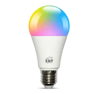 Alexa Tuya WIFI Control RGB Smart Wifi Lighting E27 Bulb Wireless App Control Adjustable A19 Led Bulb