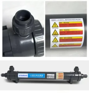 All-Plastic Housed UVGI Germicidal Lamp Corrosion-Resistant for High-Humidity Environments Like Food Processing Plants