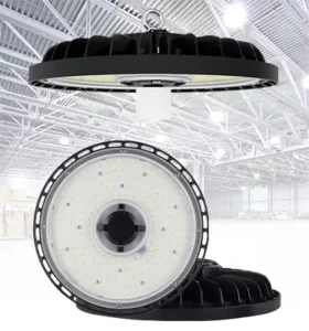 Aluminum High Bay Lights with Shatterproof PC Body LED Warehouse Lights for Industrial Factory and Workshop Lighting