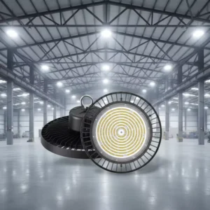 Aluminum IP65 Waterproof 60-240W 150lm/w LED UFO High Bay Light Dimmable Industrial Factory Round Highbay Lighting Fixture