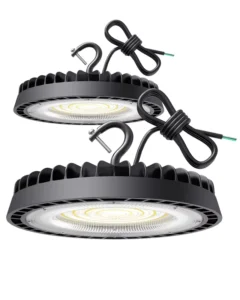 Aluminum IP66 Commercial Industrial Lighting 150W Waterproof DOB Round UFO LED High Bay Light Warehouse Lamp